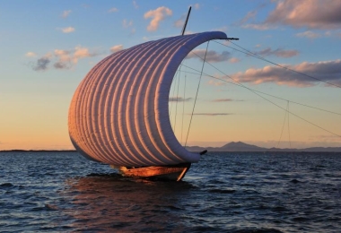 관광범선 호비키센(観光帆引き船) / 나메가타시